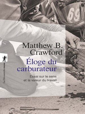 cover image of Eloge du carburateur